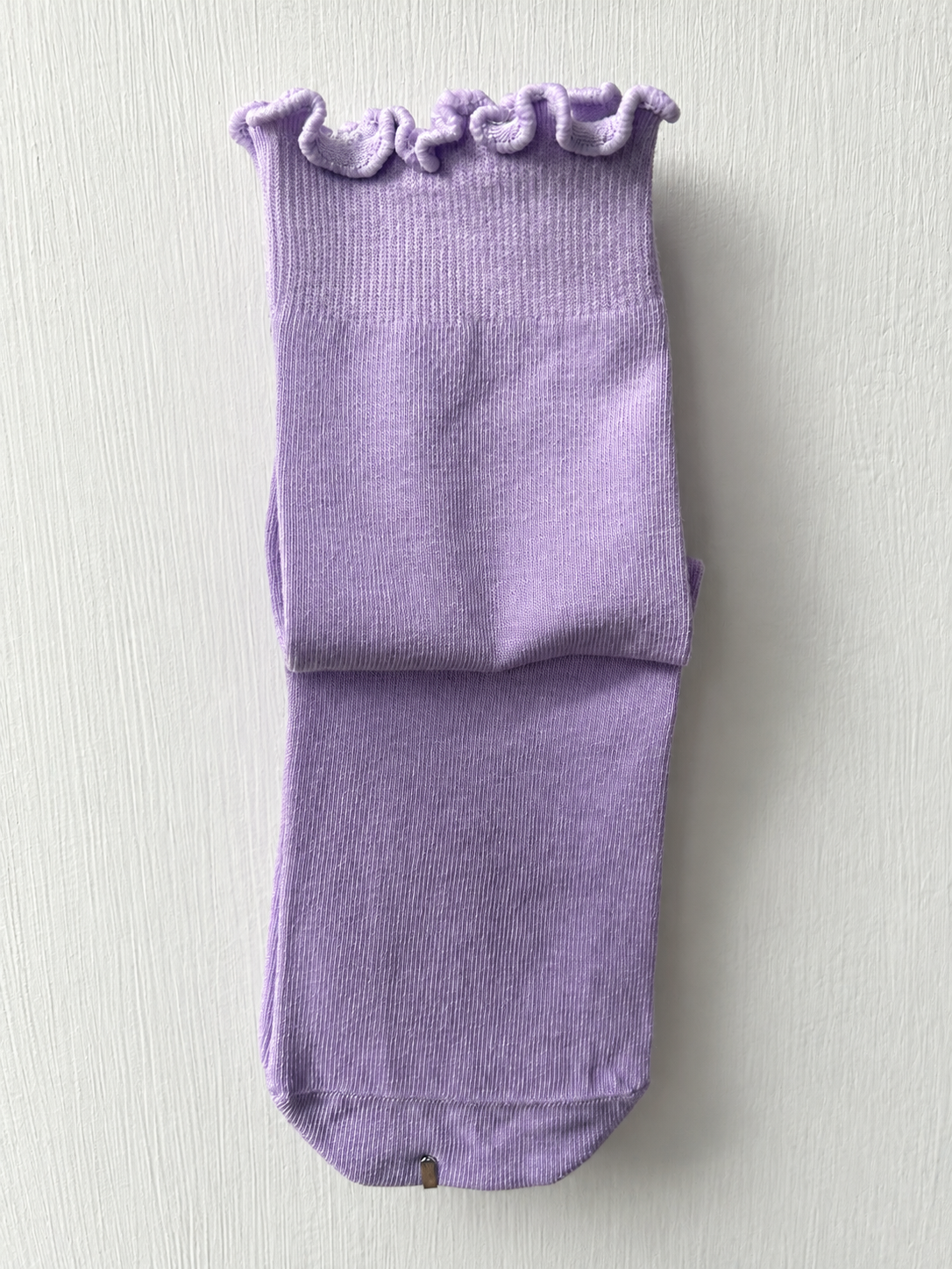 Lavender Ruffle Yoga Socks
